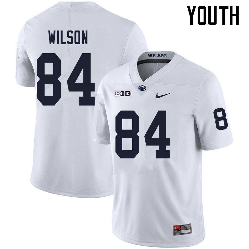 NCAA Nike Youth Penn State Nittany Lions Benjamin Wilson #84 College Football Authentic White Stitched Jersey LWH7198JH